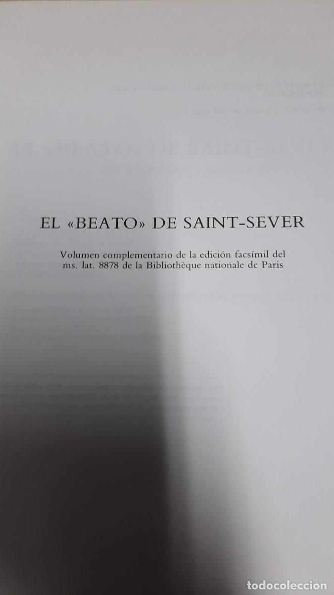 Libros antiguos: Facs&iacute;mil Beato de Saint-Server. Comentarios al libro de Daniel y al Apocalipsis (dos Tomos) - Foto 5