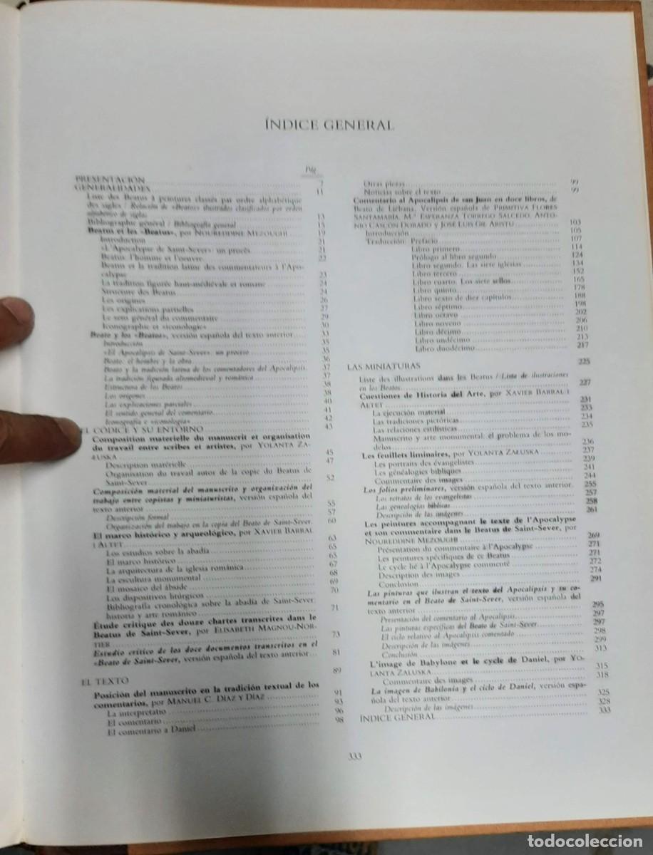 Libros antiguos: Facs&iacute;mil Beato de Saint-Server. Comentarios al libro de Daniel y al Apocalipsis (dos Tomos) - Foto 6