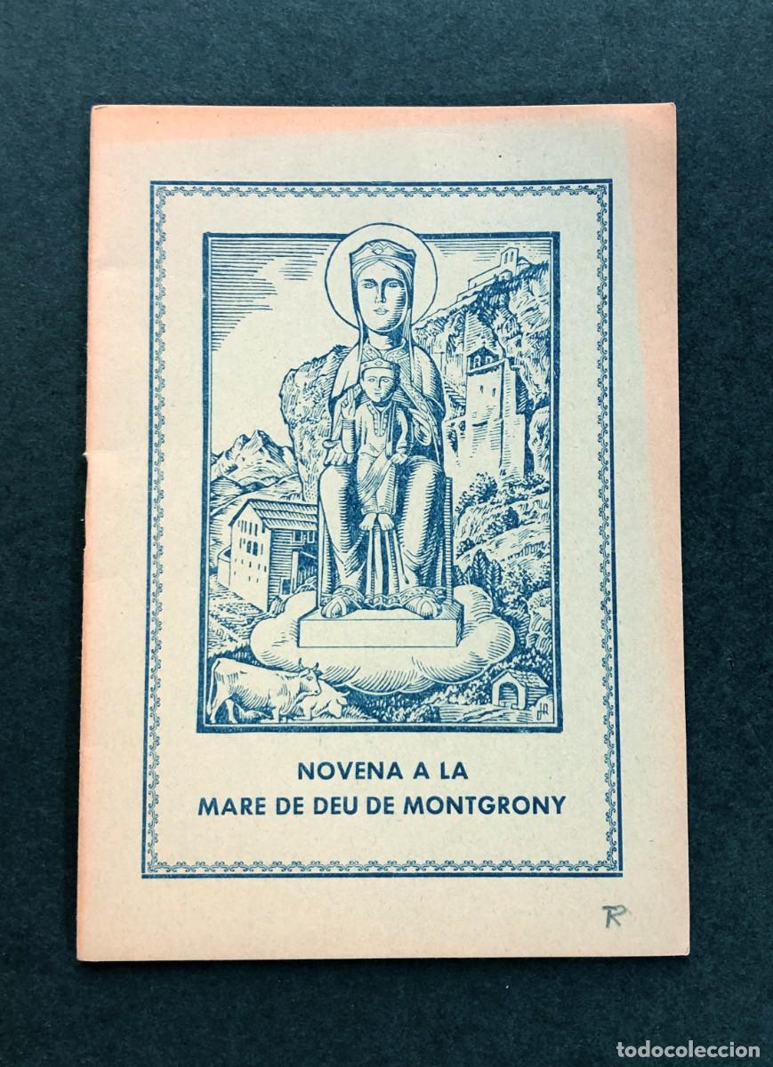 Libros antiguos: NOVENA A LA MARE DE DEU DE MONTGRONY / RIPOLL 1954 / GIRONA