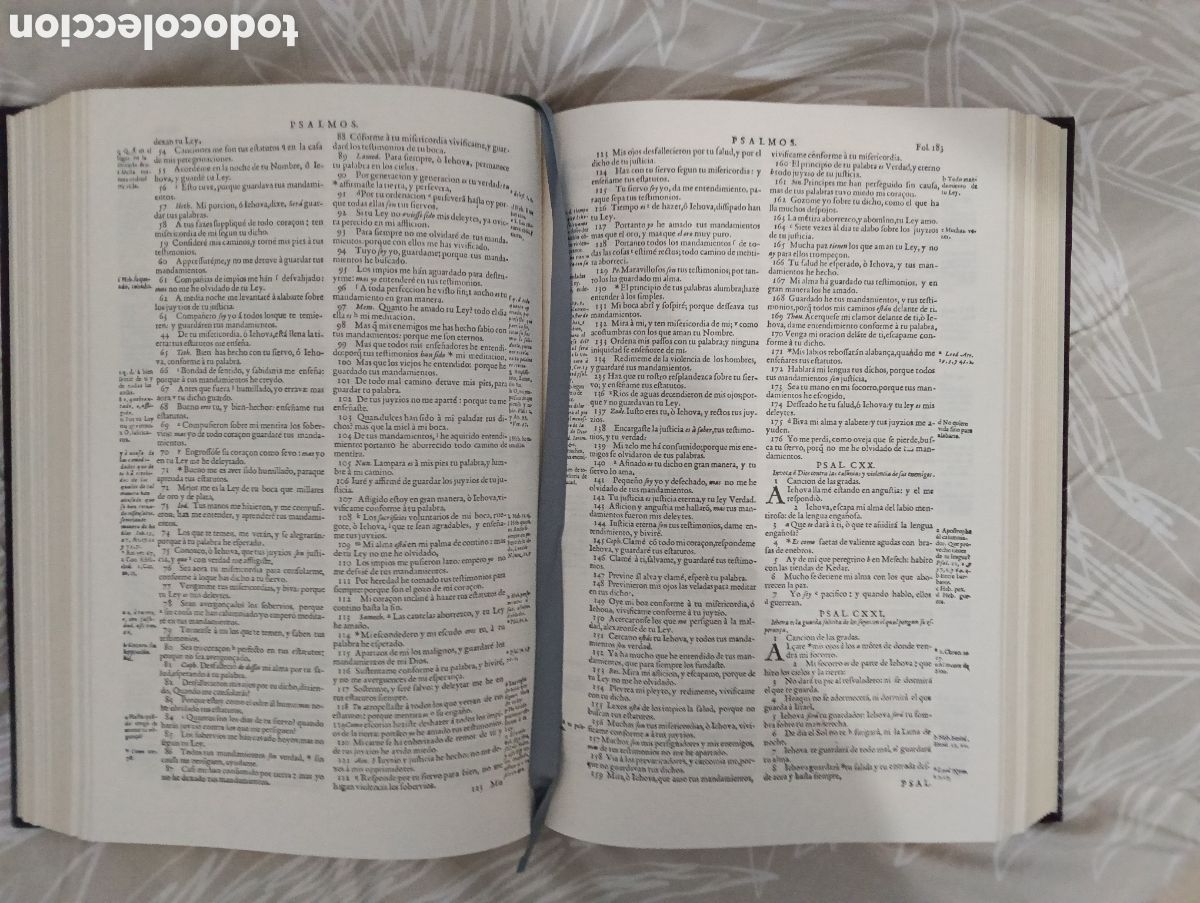 Libros antiguos: Sagra Biblia del c&aacute;ntaro - Foto 4
