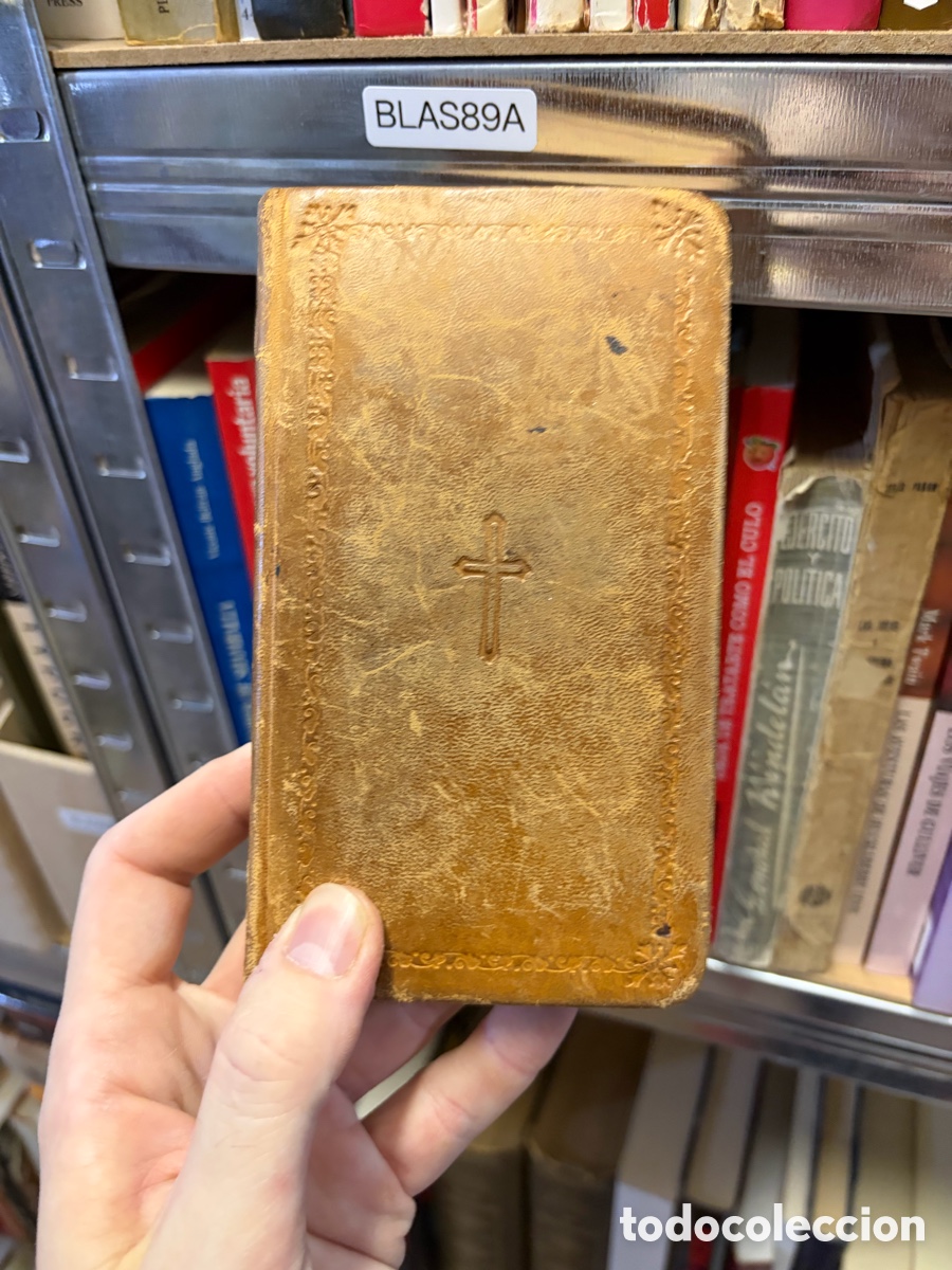 Libros antiguos: Blas89A antiguo misal romano en franc&eacute;s.