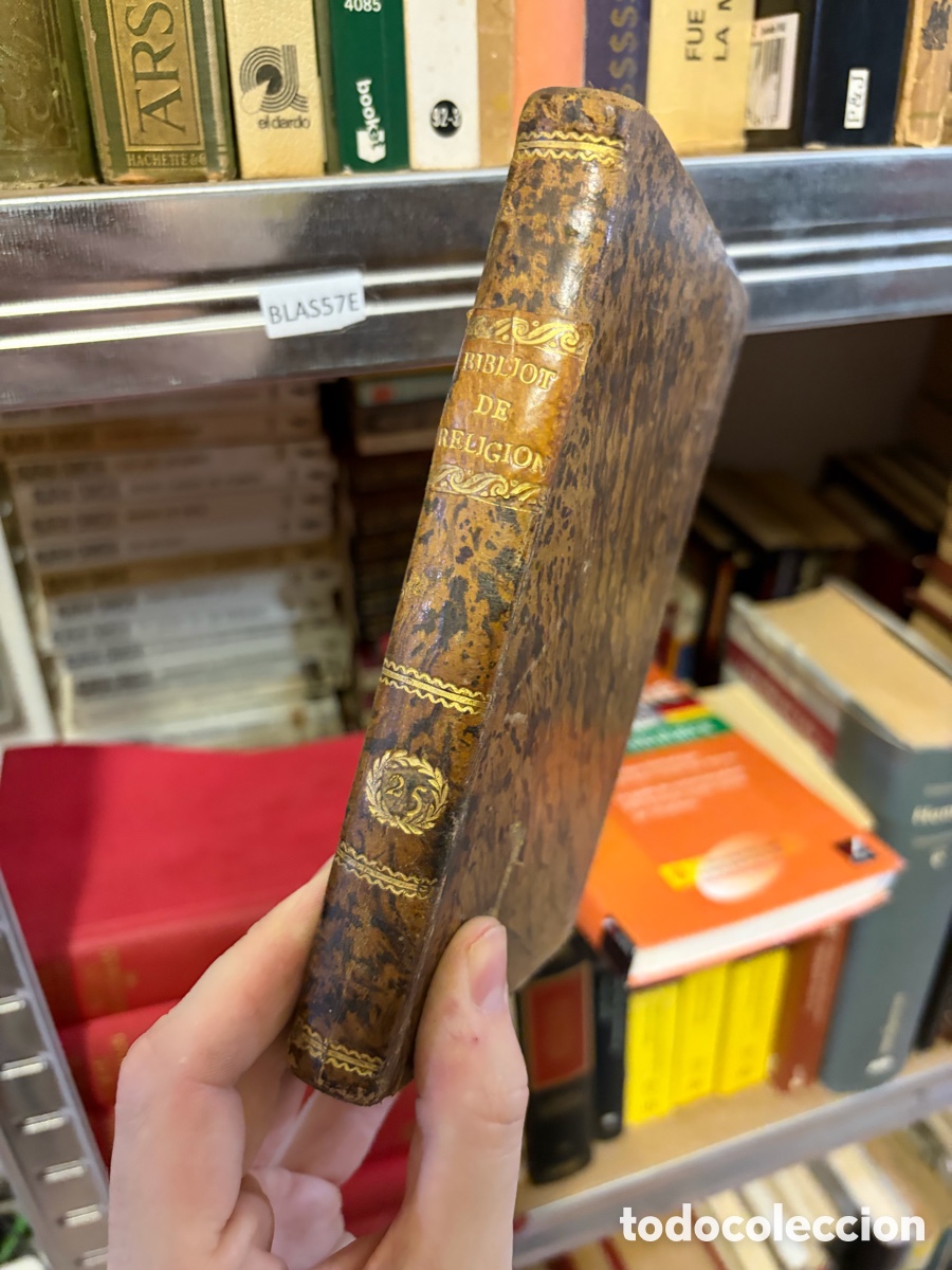 Libros antiguos: Blas57E biblioteca de religi&oacute;n. 1829. Tomo XXV.