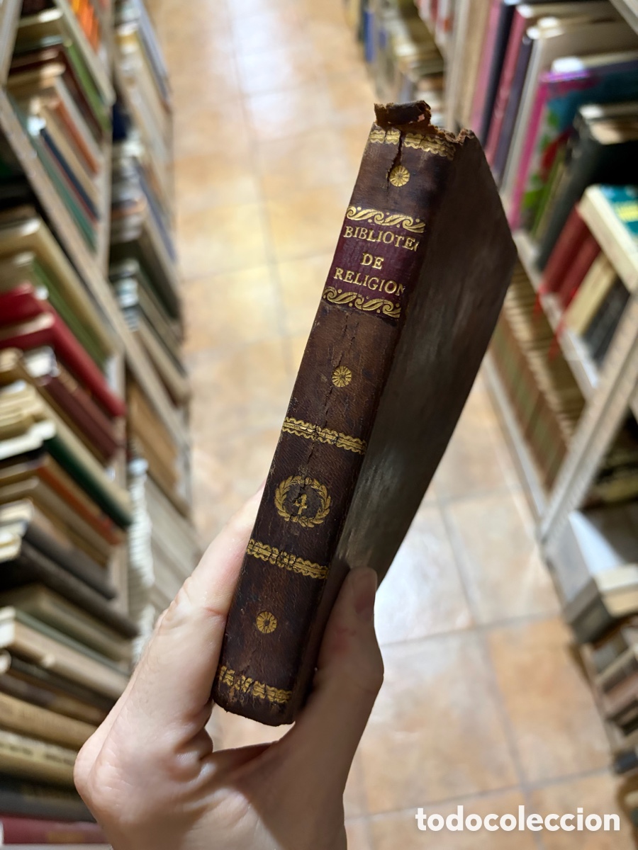 Libros antiguos: Blas61E biblioteca de religi&oacute;n. 1827. Tomo IV