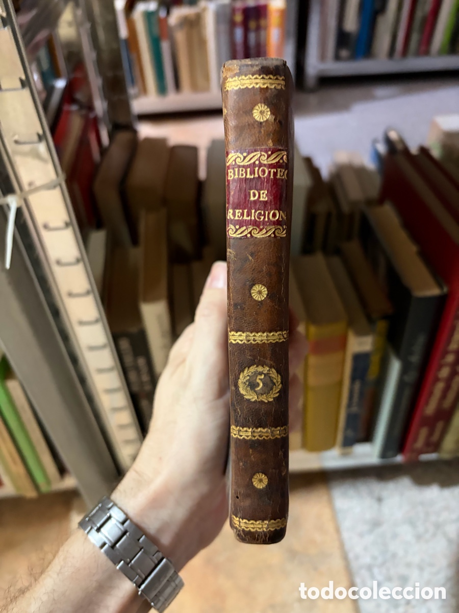 Libros antiguos: Blas92E biblioteca de religi&oacute;n. 1827. Tomo V