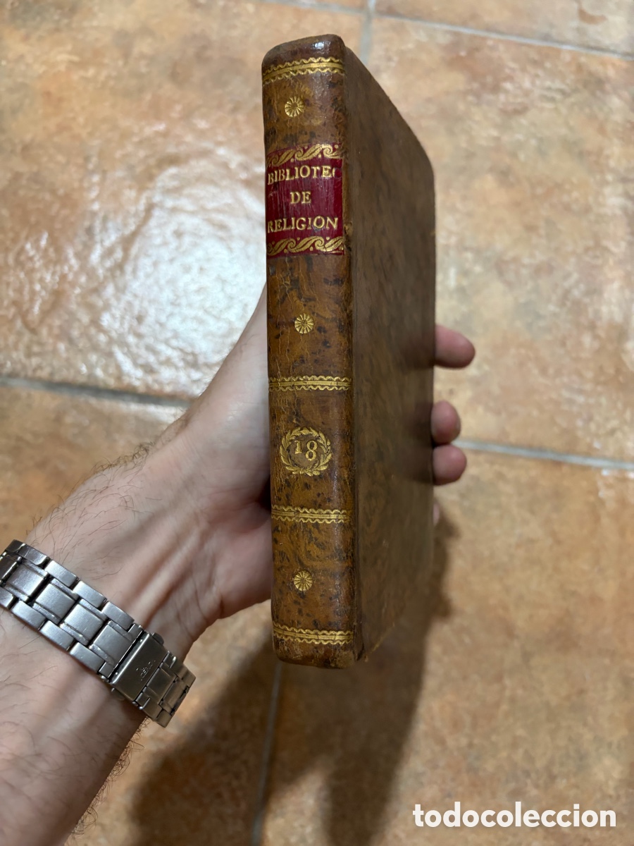 Libros antiguos: Blas20B biblioteca de religi&oacute;n. 1828. Tomo XVIII