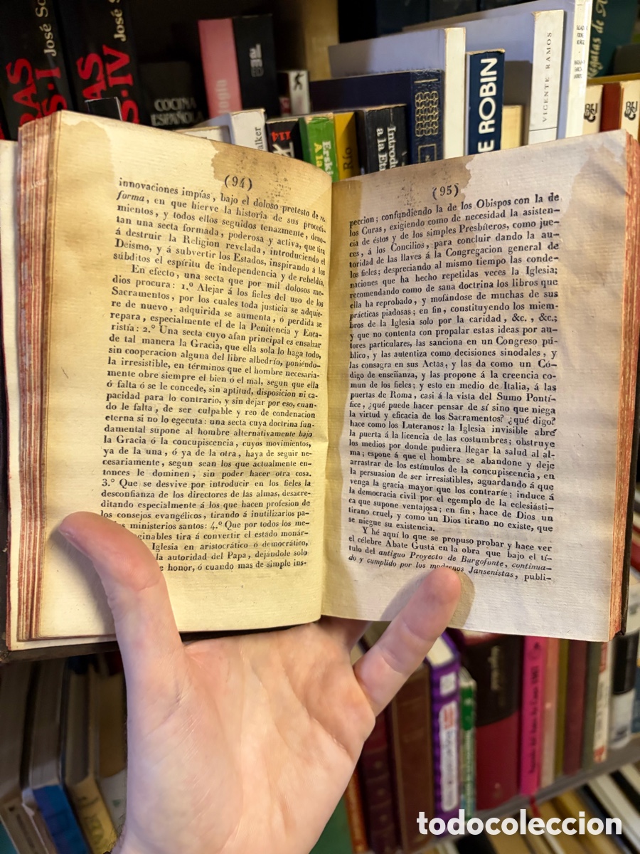 Libros antiguos: Blas56C biblioteca de religi&oacute;n. 1828. Tomo XX