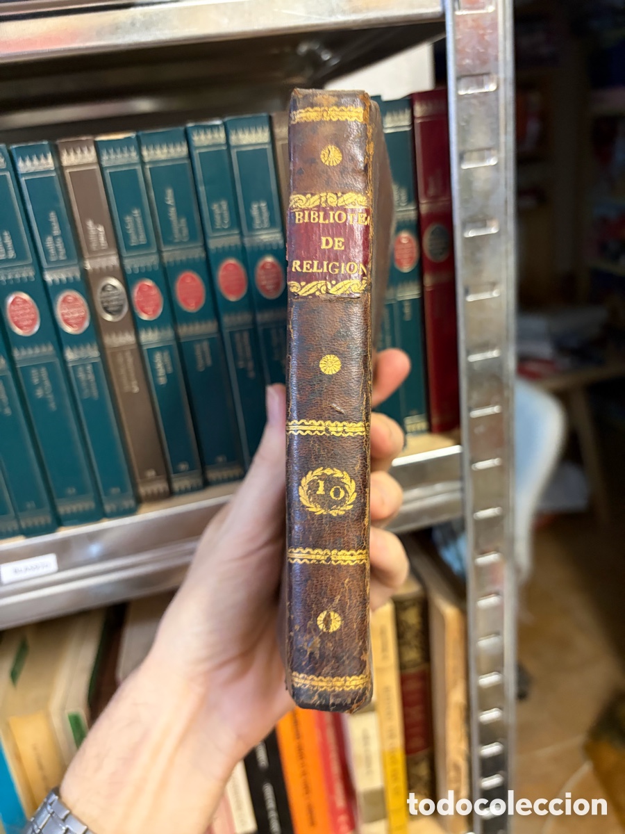 Libros antiguos: Blas97CII biblioteca de religi&oacute;n. 1827. Tomo X