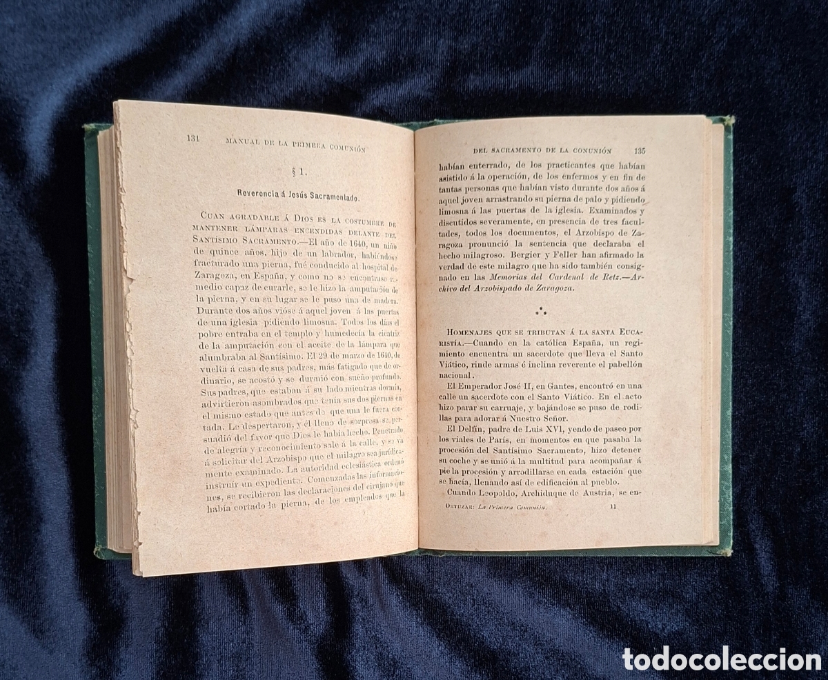 Libros antiguos: Manual Primera Comuni&oacute;n a&ntilde;o 1894 - Foto 12