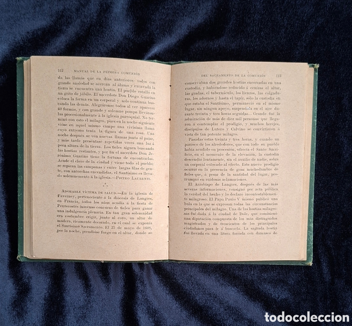 Libros antiguos: Manual Primera Comuni&oacute;n a&ntilde;o 1894 - Foto 13