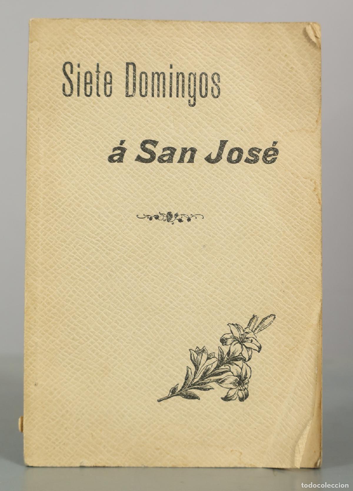 Libros antiguos: Devoci&oacute;n de los Siete Domingos - D. Blas Ayll&oacute;n Gonz&aacute;lez - Imprenta de D. Jos&eacute; L&oacute;pez Guevara 1903