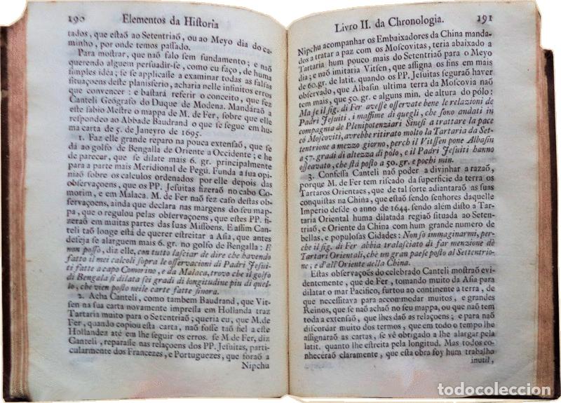 Libros antiguos: SOUSA DE CASTELO BRANCO. (Pedro de) - ELEMENTOS DE HISTORIA, - Foto 3