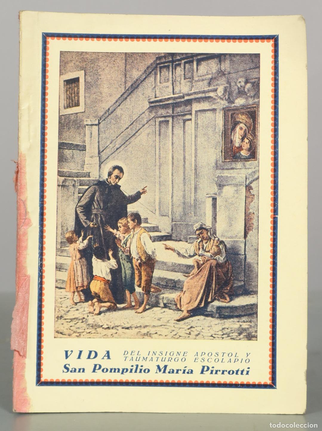 Libros antiguos: VIDA SAN POMPILIO MARIA PIRROTTI.