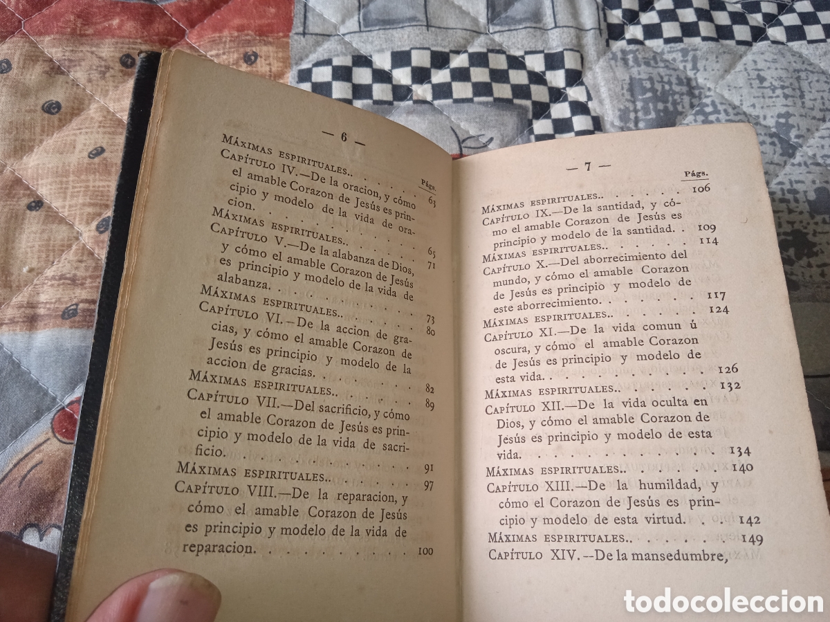 Libros antiguos: Mes del sacrat&iacute;simo coraz&oacute;n de Jes&uacute;s, 1885, - Foto 7