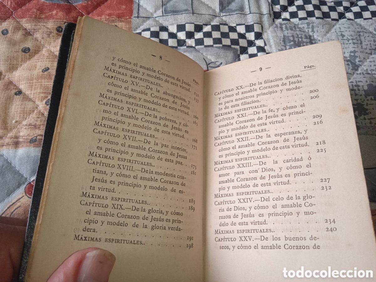 Libros antiguos: Mes del sacrat&iacute;simo coraz&oacute;n de Jes&uacute;s, 1885, - Foto 8