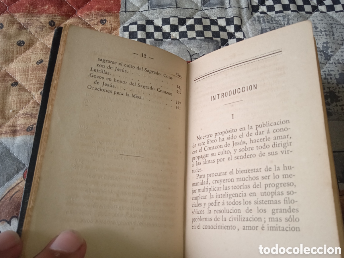 Libros antiguos: Mes del sacrat&iacute;simo coraz&oacute;n de Jes&uacute;s, 1885, - Foto 10