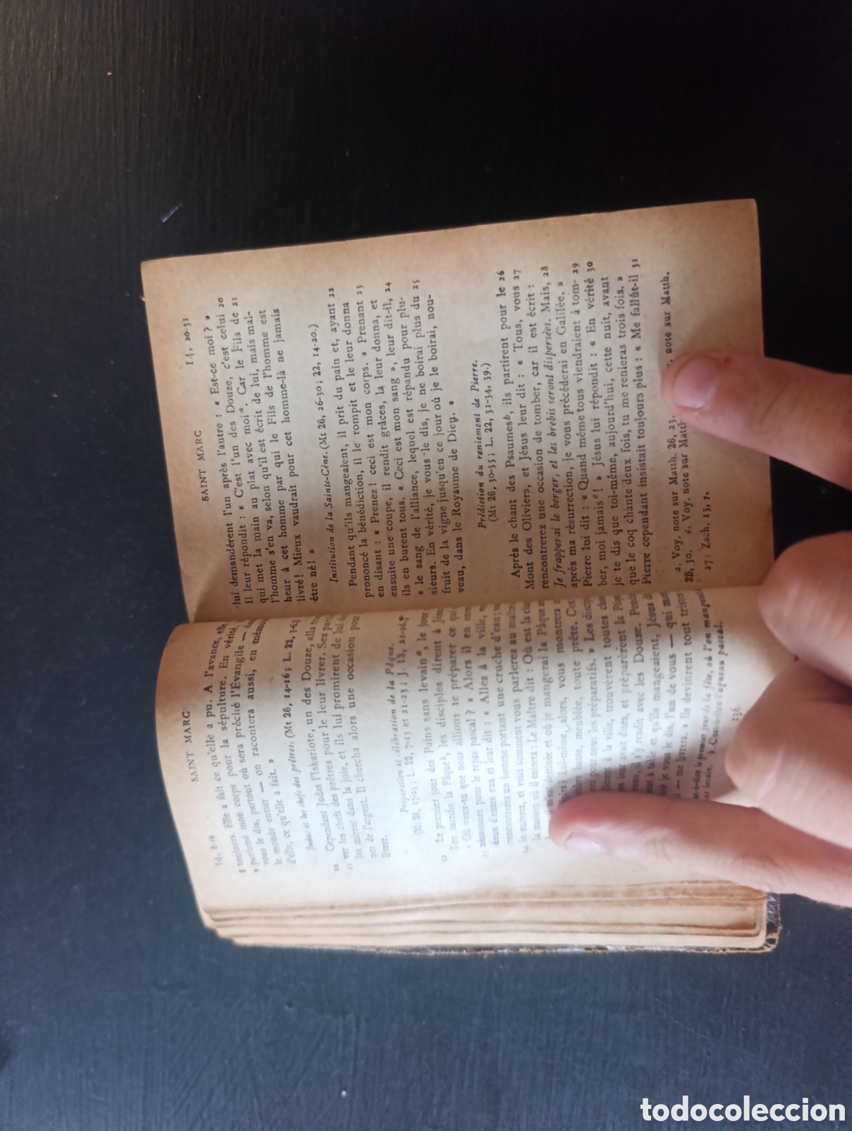 Libros antiguos: Le Nouveau Testament. Versi&oacute;n Stapfer. 1930 - Foto 2