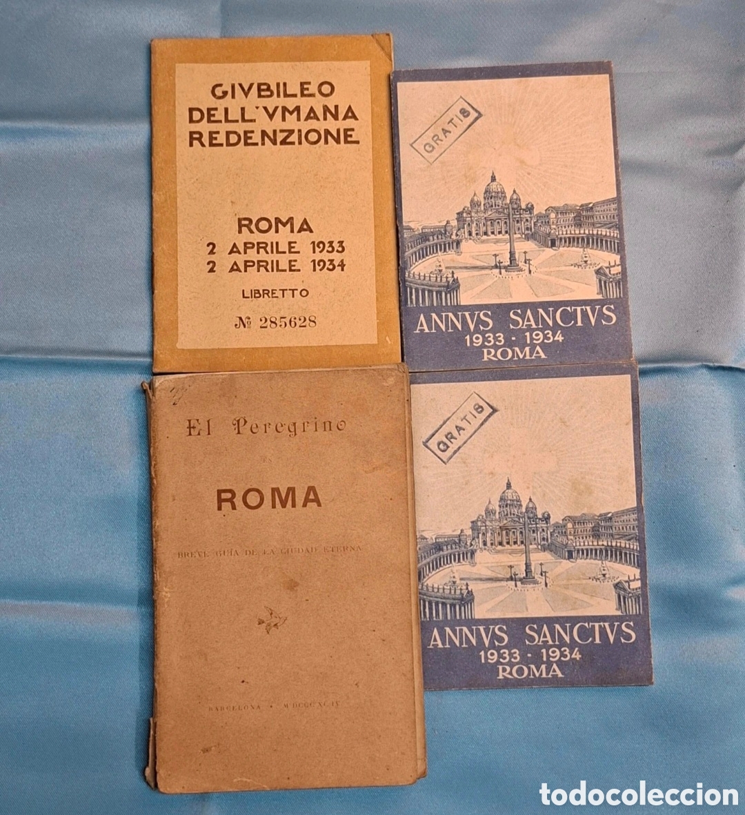 Libros antiguos: Lote A&ntilde;o Santo 1933&ndash;1934 &ndash; Roma.