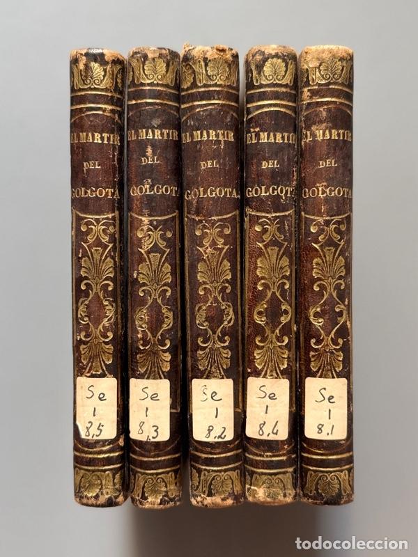 Libros antiguos: El m&aacute;rtir del G&oacute;lgota, Enrique P&eacute;rez Escrich - Imprenta de F. Mart&iacute;nez Garcia, 1863-1864