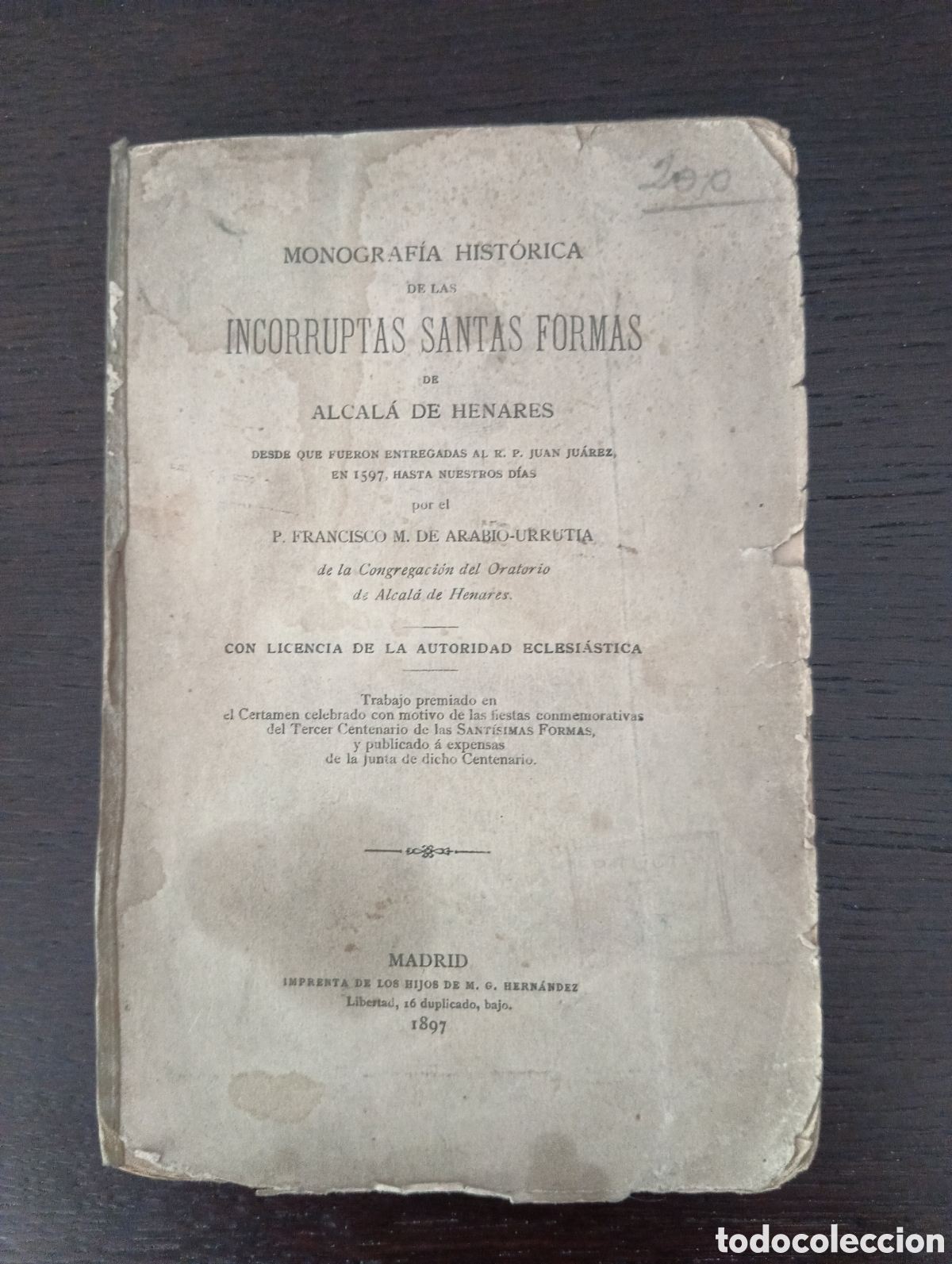 Libros antiguos: Incorruptas santas formas - Foto 2