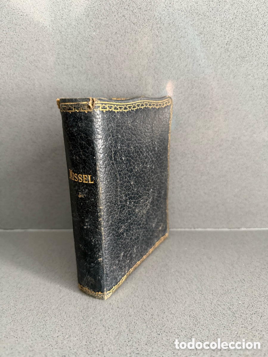 Libros antiguos: siglo XIX - MISAL ROMANO - DEVOCIONARIO ANTIGUO MISSEL - MARC BARBOU PARIS - ENCUADERNACION PIEL