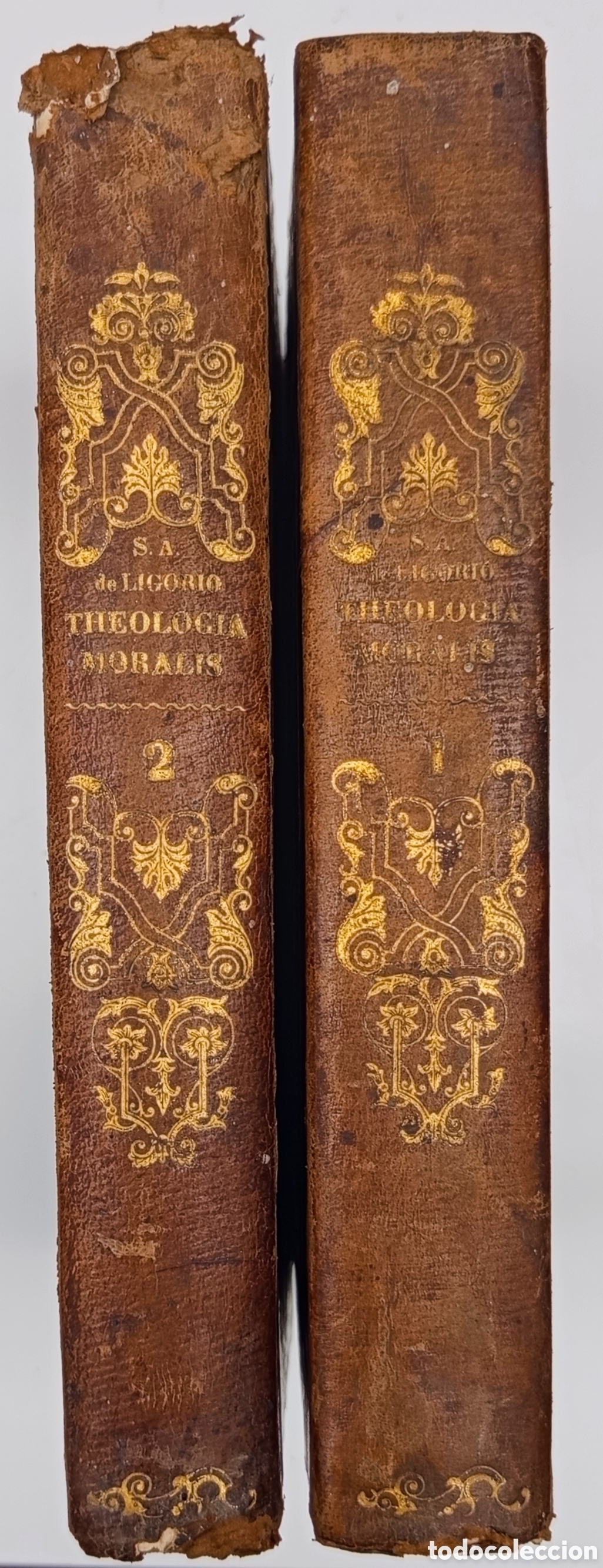 Libros antiguos: Theolog&iacute;a Moralis Sancti I-II