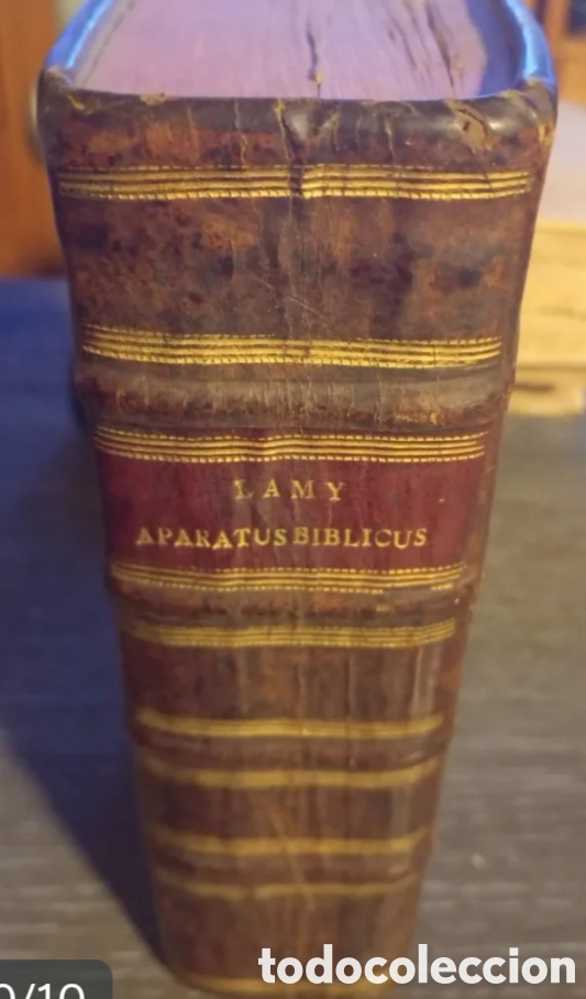 Libros antiguos: 1787. Aparatus biblicus. Bernardo Lamy. Preciosos Grabados