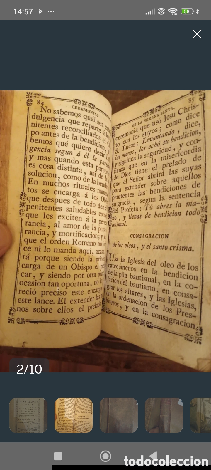 Libros antiguos: 1784 Libro de Fray Luis de Granada - Foto 2