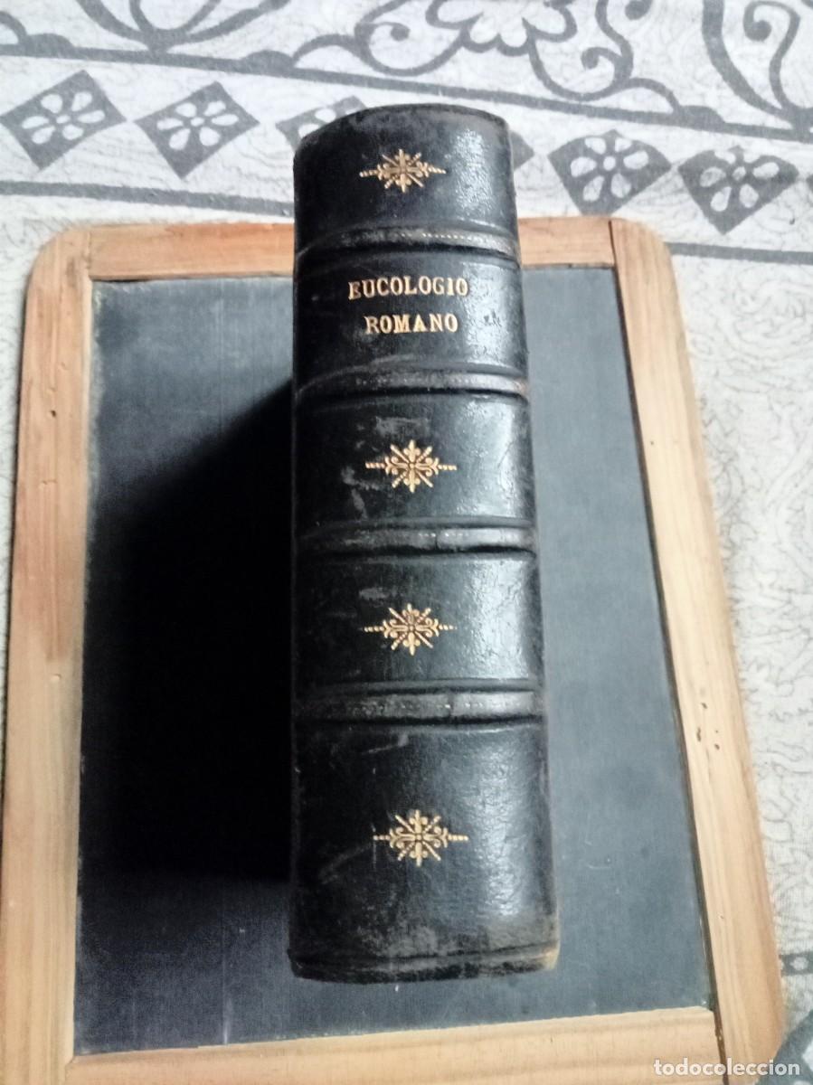 Libros antiguos: EUCOLOGIO ROMANO, DEVOCIONARIO COMPLETO, 1876
