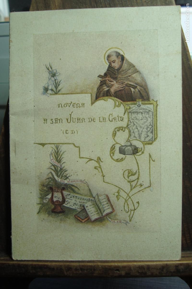 Libros antiguos: NOVENA A SAN JUAN DE LA CRUZ POR UN CARMELITA DESCALZO. SEGOVIA 1930.
