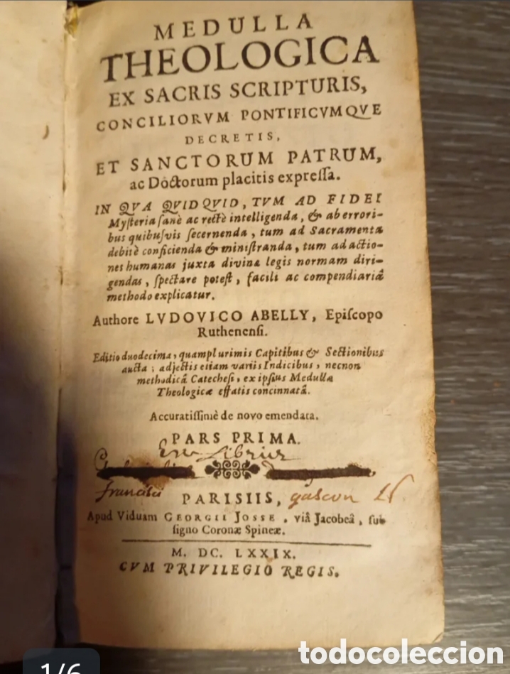 Libros antiguos: 1679. Libro en latin del Siglo XVII.