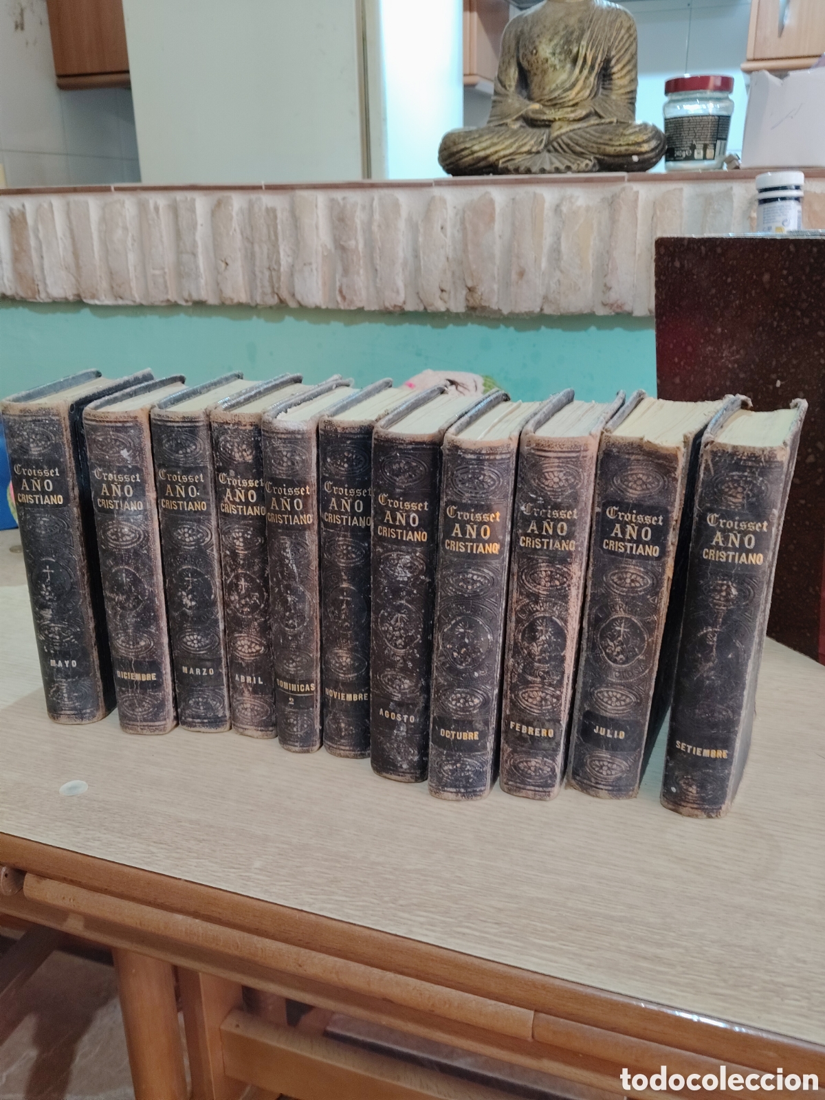 Libros antiguos: A&ntilde;o cristiano 1862 tapa dura