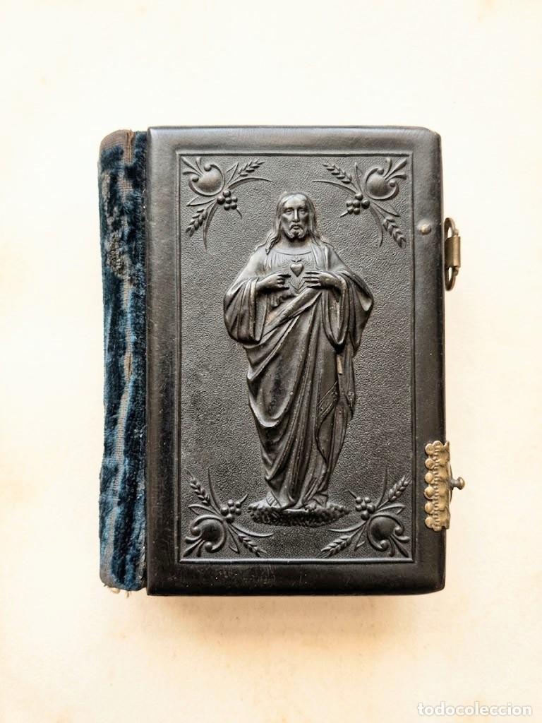 Libros antiguos: Misal Devocionario Antiguo 1871 El Diamante De La Religion Sagrado Corazon 1871