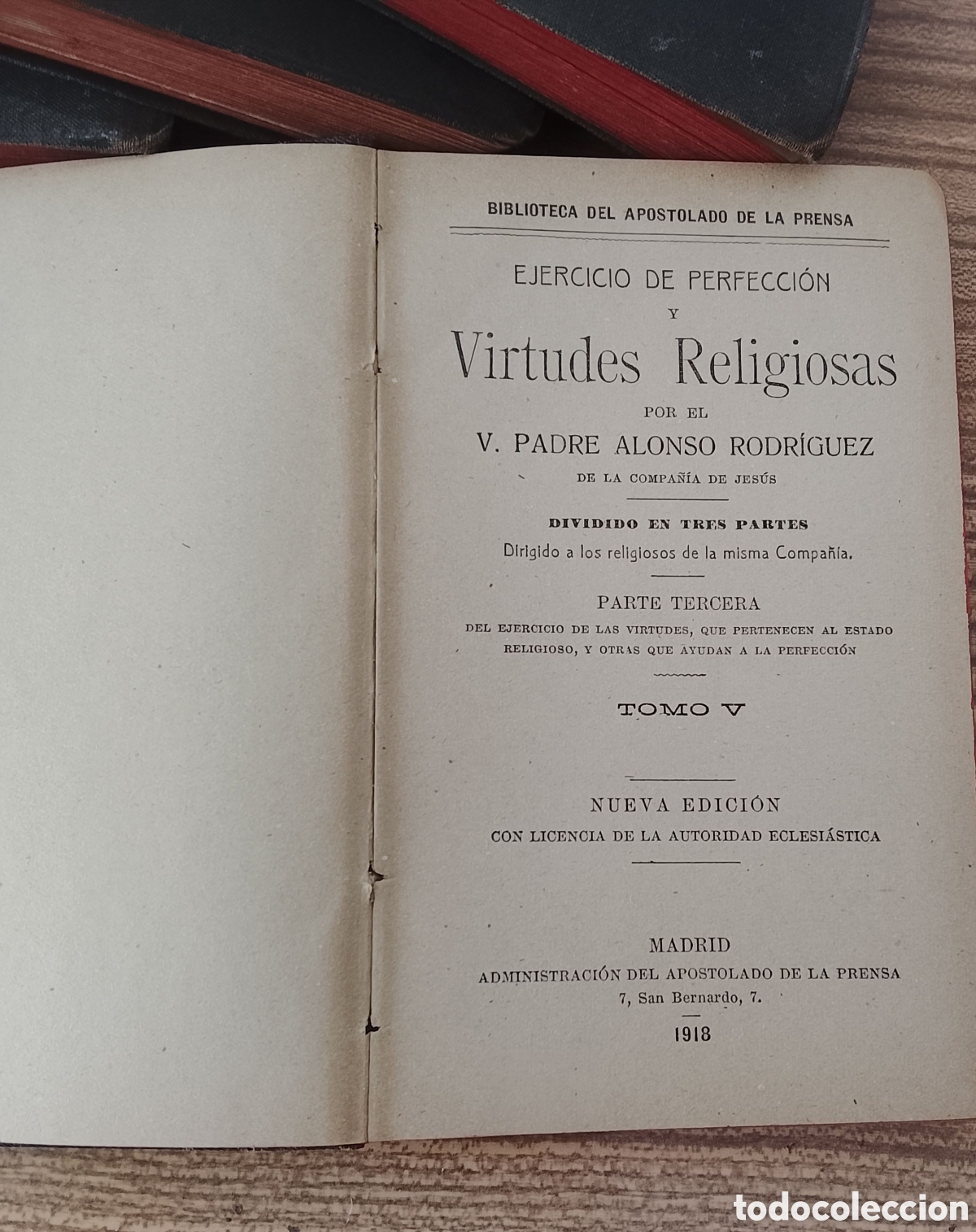 Libros antiguos: 1918. Ejercicio de perfecci&oacute;n y virtudes religiosas - Foto 4