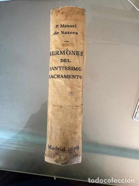 Libros antiguos: Sermones de Manuel Najera