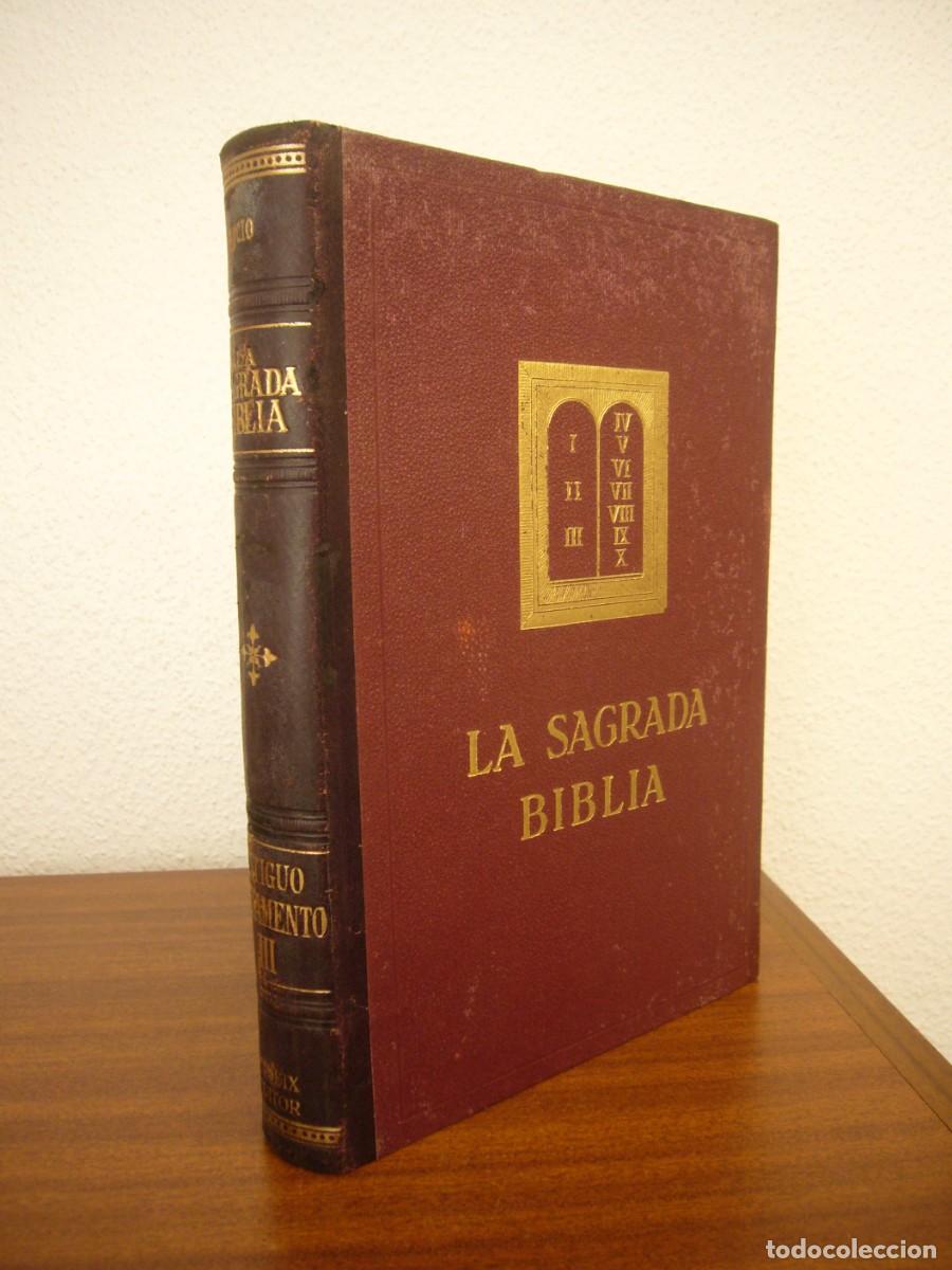 Libros antiguos: SAGRADA BIBLIA. ANTIGUO TESTAMENTO, III (F. SEIX) ED. BILING&Uuml;E. TRAD. VULGATA SCIO DE SAN MIGUEL