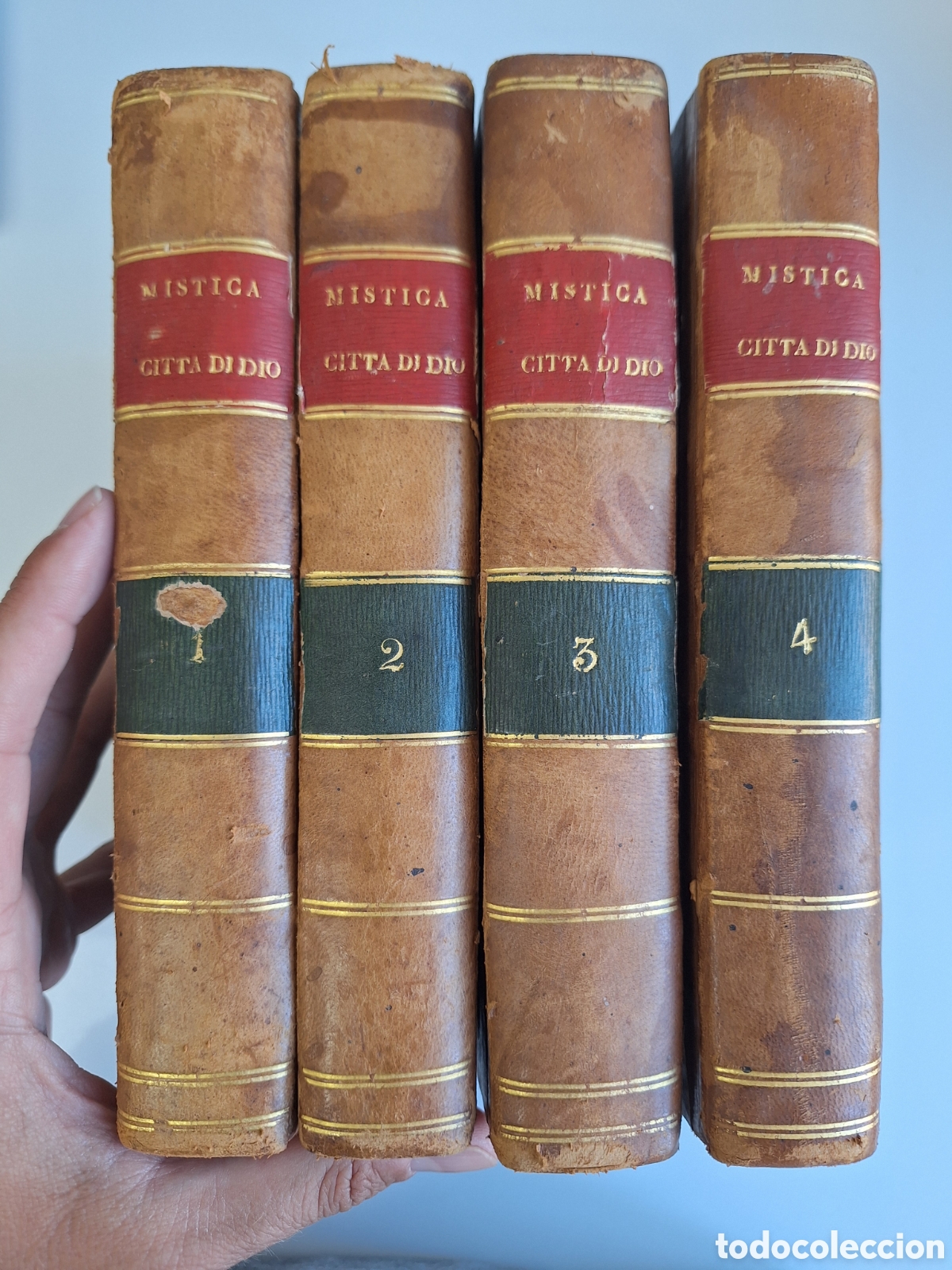 Libros antiguos: Mistica Ciudad de Dios - Maria de Agreda - A&ntilde;o 1709