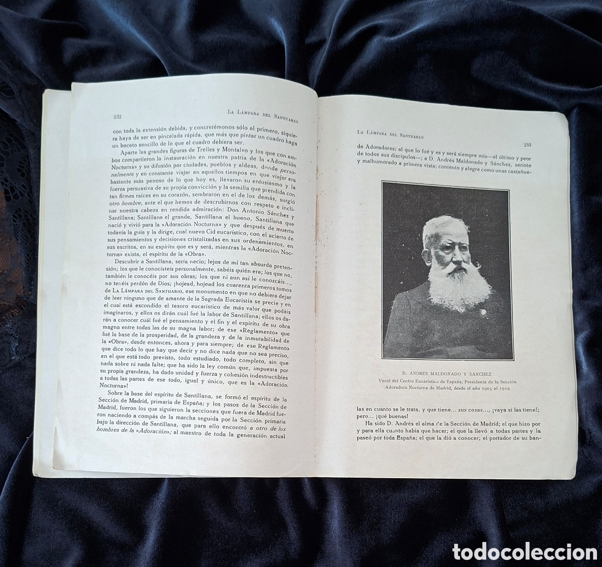 Libros antiguos: Rara publicaci&oacute;n eucar&iacute;stica &middot; La L&aacute;mpara del Santuario &middot; 1921