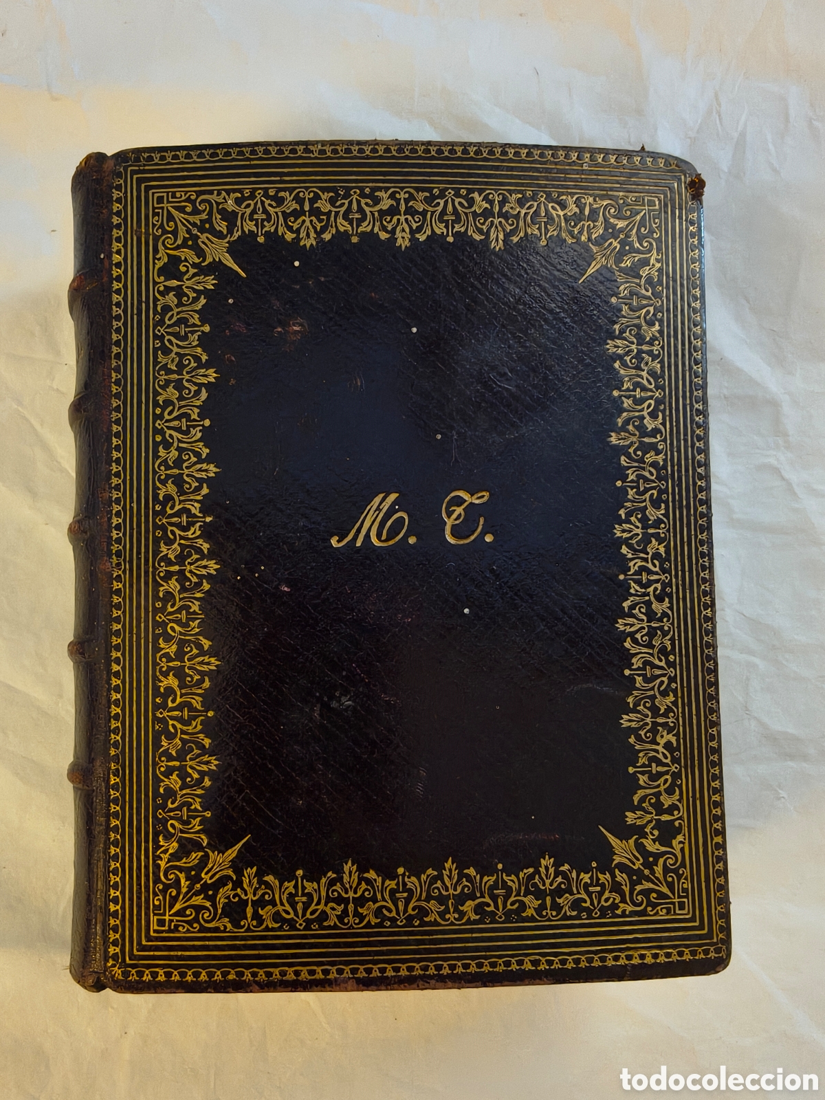 Libros antiguos: Missel des &Eacute;vang&eacute;listes ca. 1892 piel dorada + Ephemera XIX