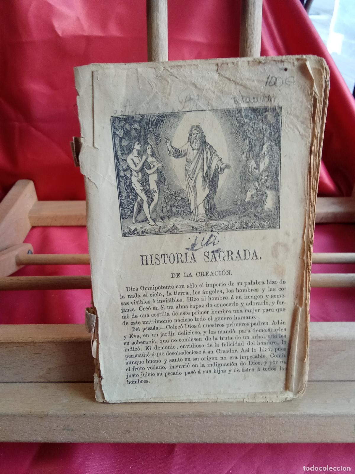 Libros antiguos: Historia sagrada de la creacion L.17332-1182