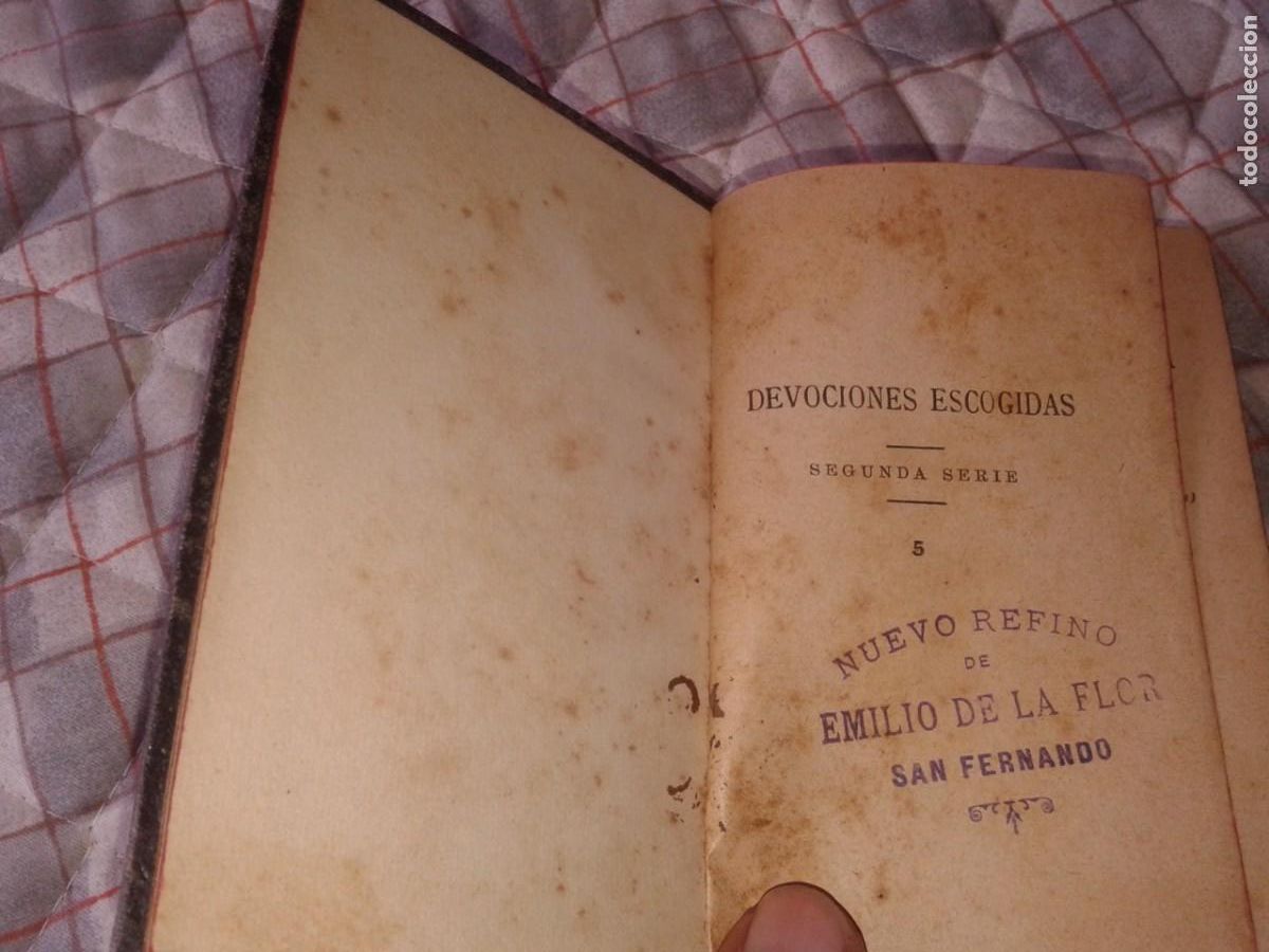 Libros antiguos: DEVOCIONES ESCOGIDAS, VARIAS FECHAS, LR - Foto 3