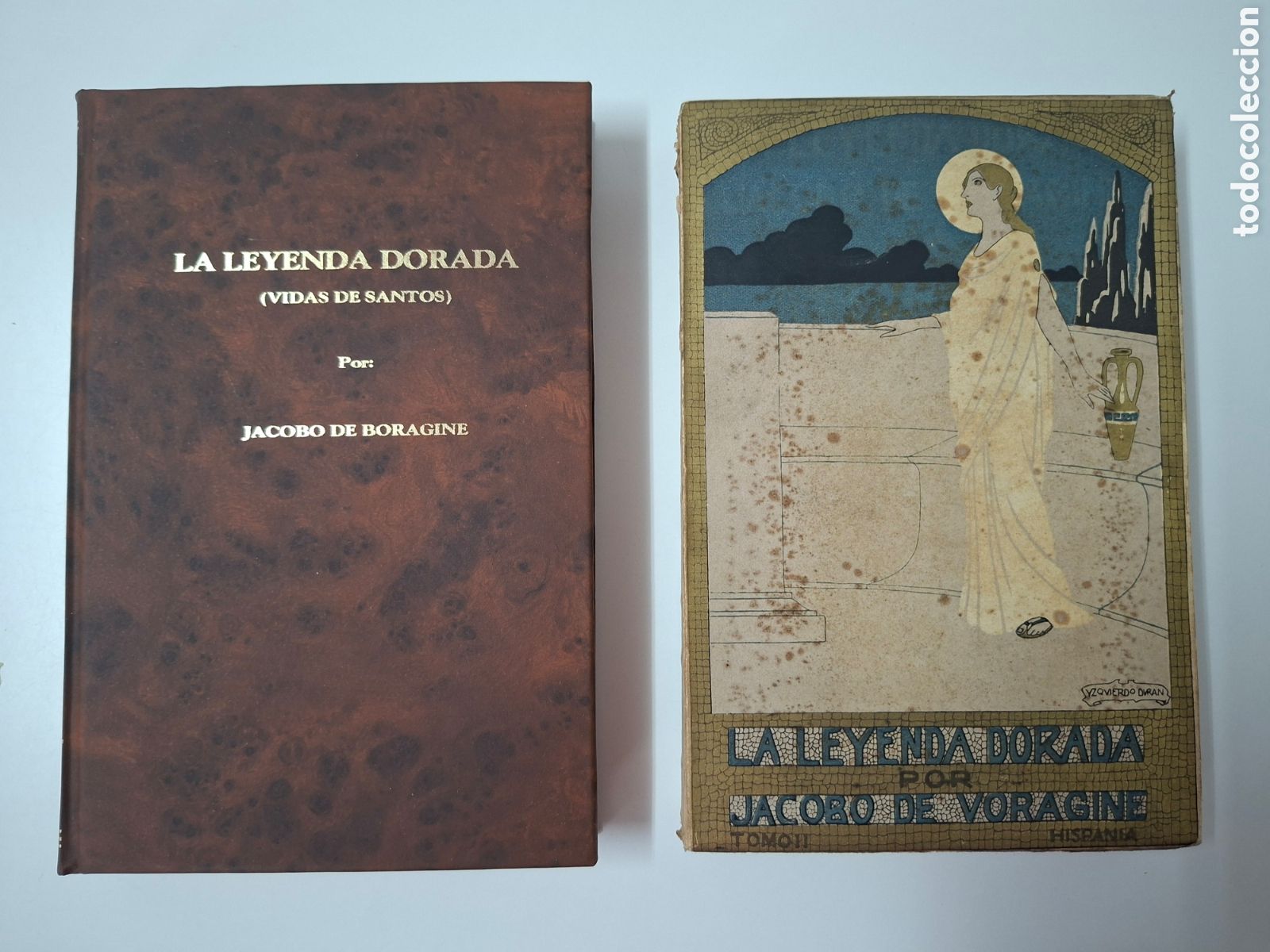 Libros antiguos: La leyenda dorada 2T / Jacobo de Voragine / Ed. Biblioteca Hispania en Madrid 1913-1914