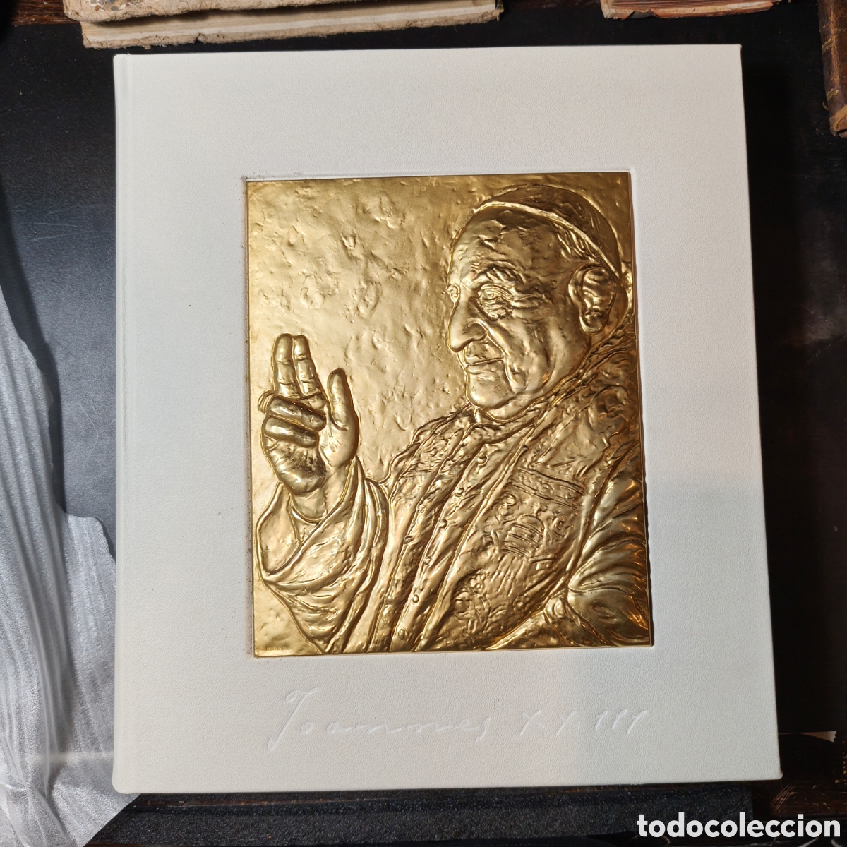 Libros antiguos: Libro Gran Lujo Editalia 2014 - Papa Giovanni XXIII. Plata y Oro Zecchino. Num. 0804/1999- IMPOLUTO