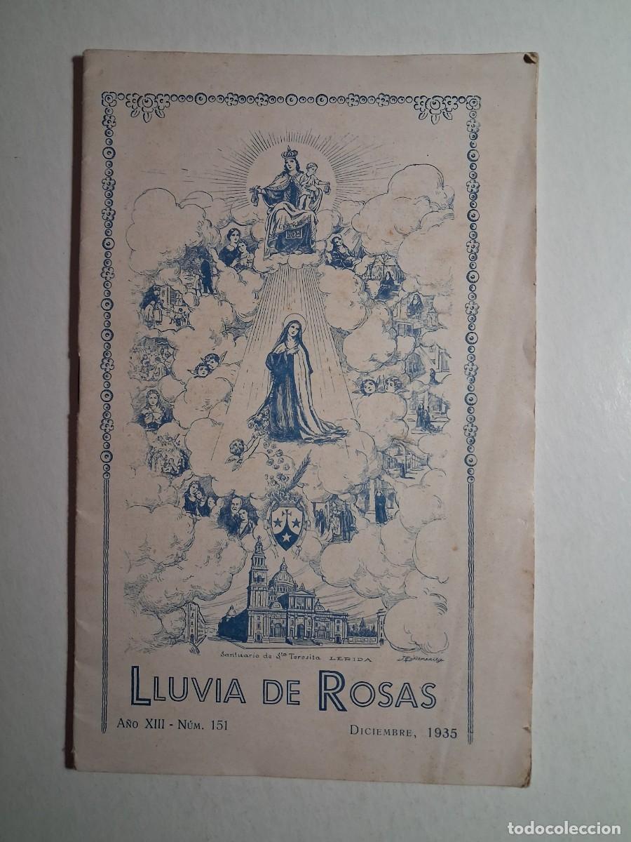 Libros antiguos: lluvia de rosas n&ordm; 151 diciembre 1935. 40 p&aacute;g. nunca en tc (buen estado)