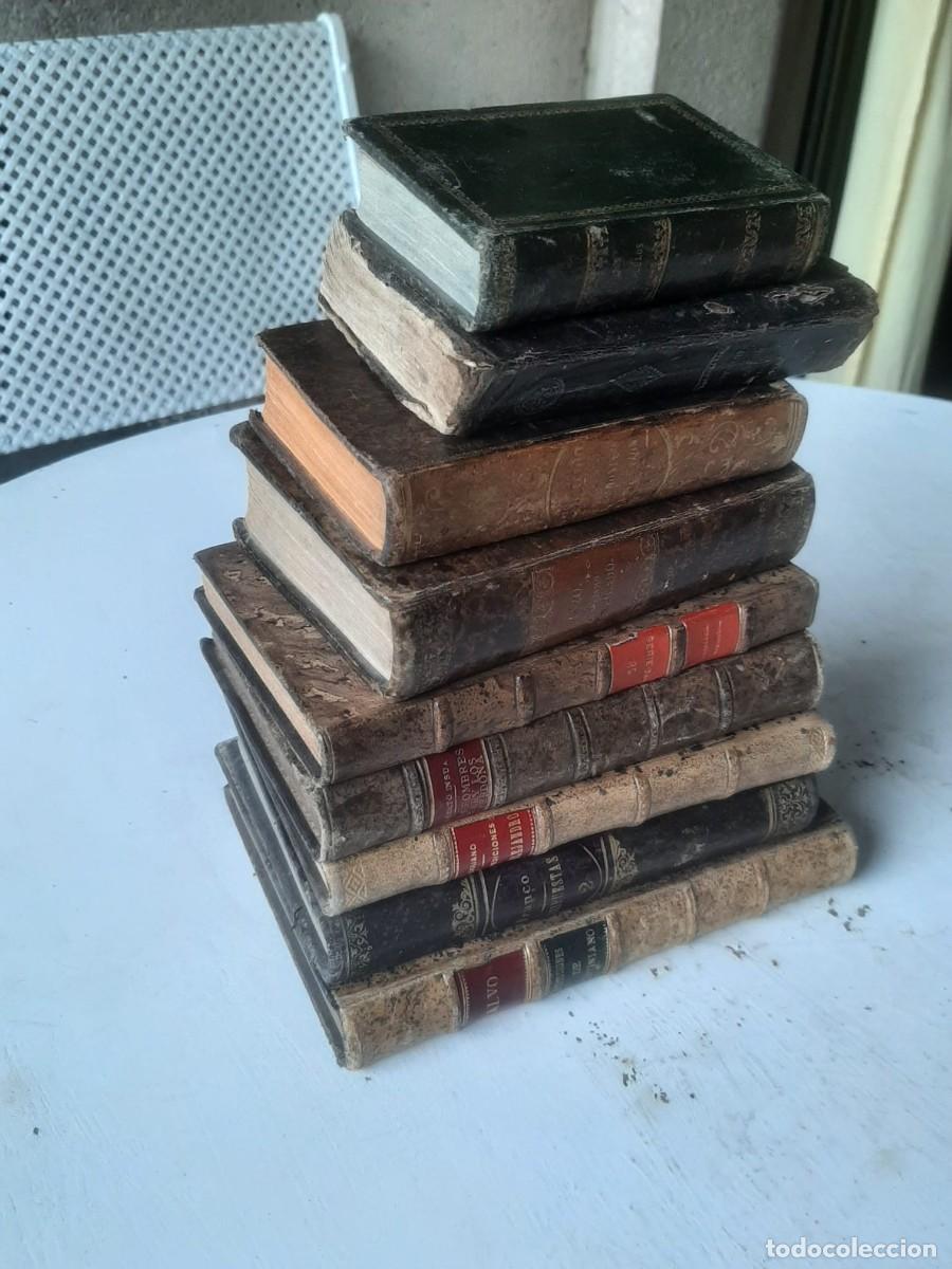 Antiquarische B&uuml;cher: Lote de 10 libros antiguos, editados en los Siglos XIX y XX