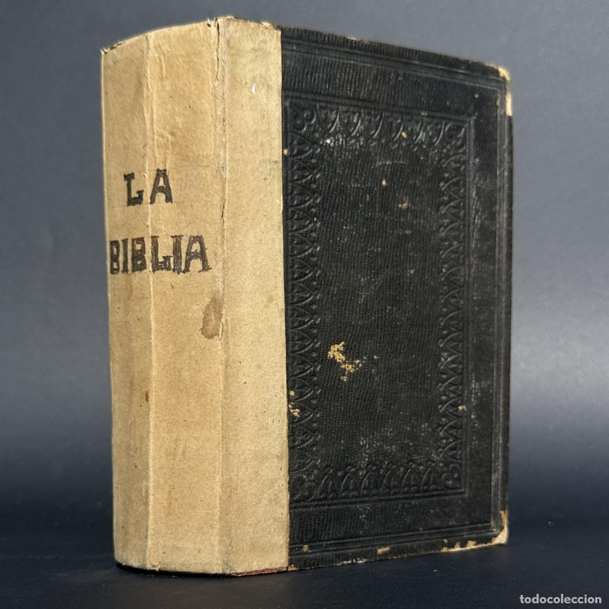 Livros antigos: A&Ntilde;O 1893 - LA SANTA BIBLIA - ANTIGUO Y NUEVO TESTAMENTO - CIPRIANO VALERA - REINA - PROTESTANTISMO