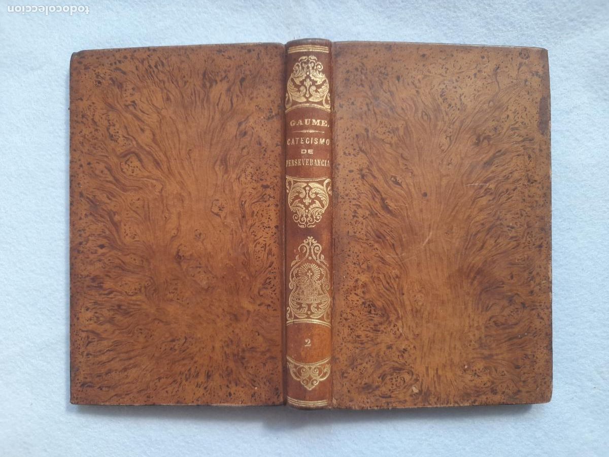 Libros antiguos: Catecismo de Perseverancia. Barcelona, a&ntilde;o 1864.