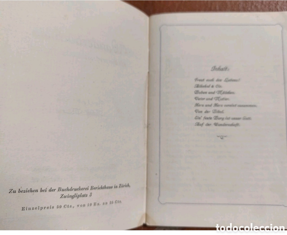 Libros antiguos: LIBRO RELIGIOSO ANTIGUO SUIZA - Foto 3