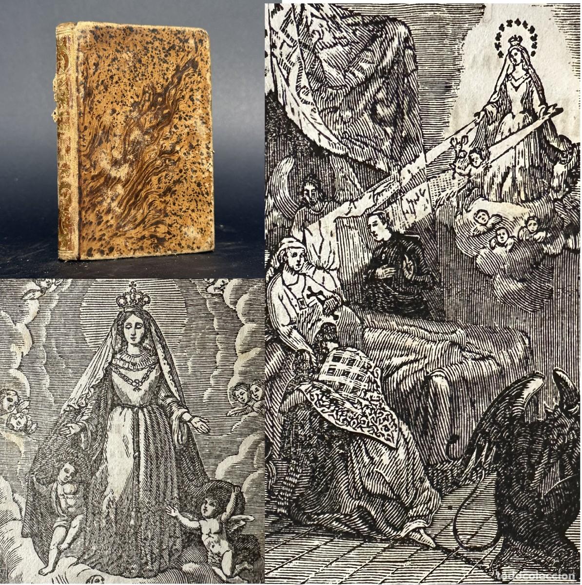 Antiquarische B&uuml;cher: A&Ntilde;O 1854 - ORIGEN DE LA COFRADIA DE LA CORTE DE MARIA - NOVENA A LA REINA DE LOS SANTOS