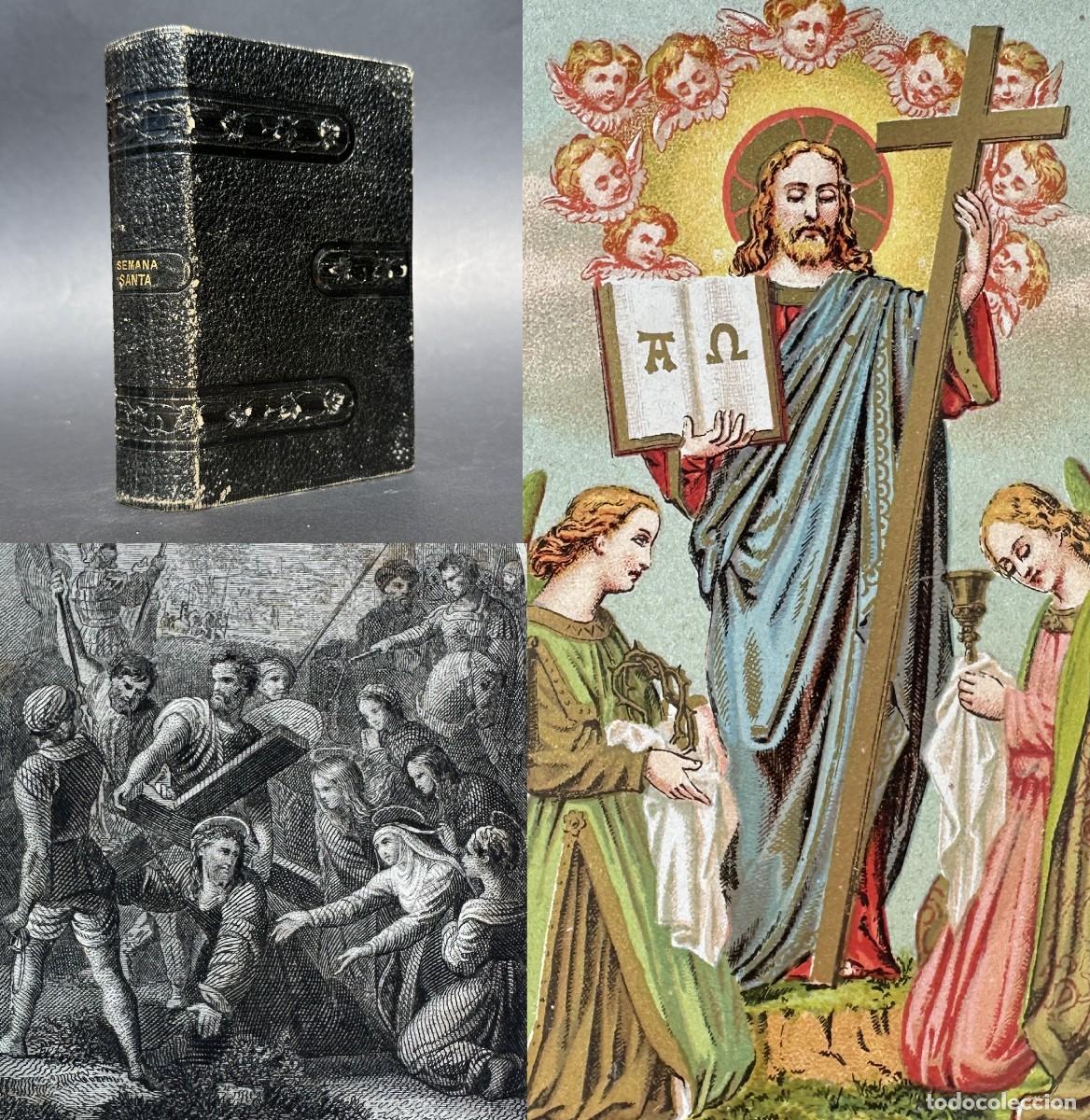 Old books: A&Ntilde;O 1907 - OFICIO DE LA SEMANA SANTA - MISA VETUS ORDO - GRABADOS -