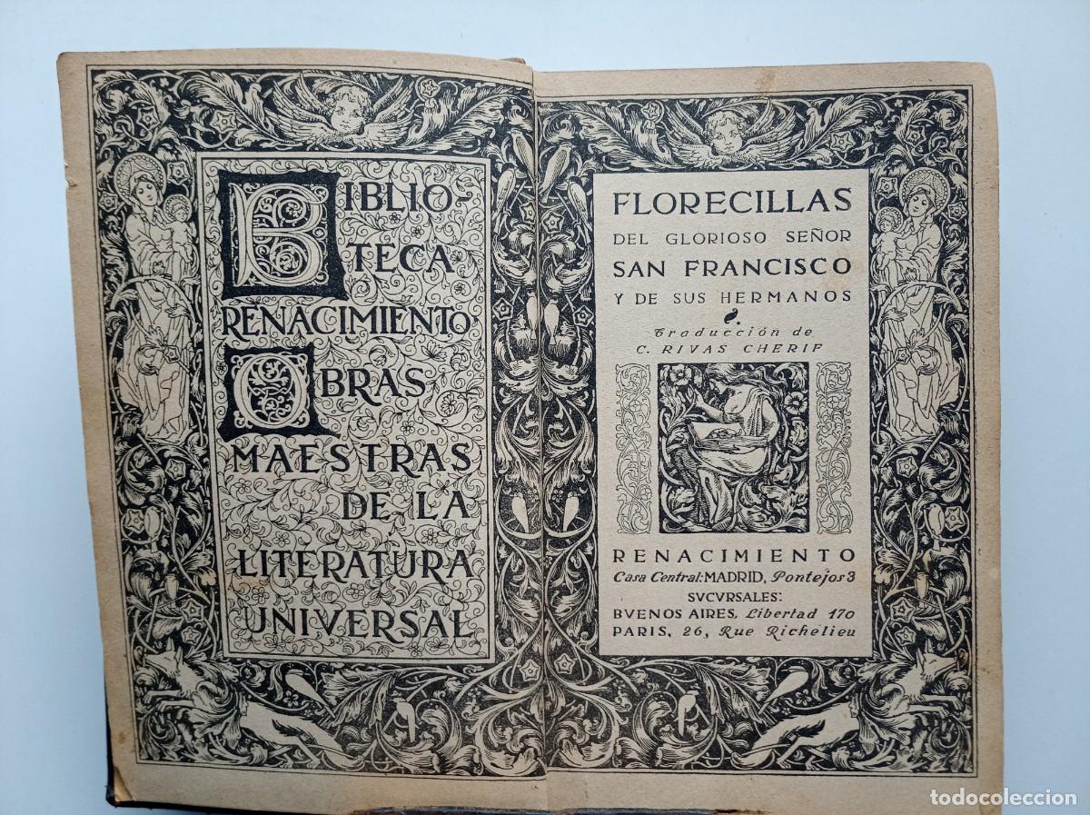 Old books: LUJOSA EDICI&Oacute;N EN PIEL DE LAS FLORECILLAS DE SAN FRANCISCO Y DE SUS HERMANOS. 1913.